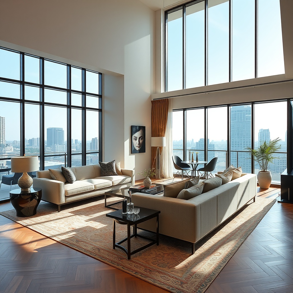 Luxuswohnung mit Balkon